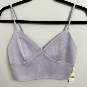 Garage satin bustier cami